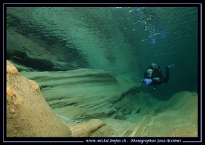 Diving the Verzasca River... C'est que du bonheur... :O)... by Michel Lonfat 